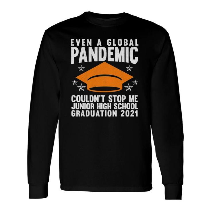 Junior High School Graduation 2021 Degree Graduate Long Sleeve T-Shirt T-Shirt
