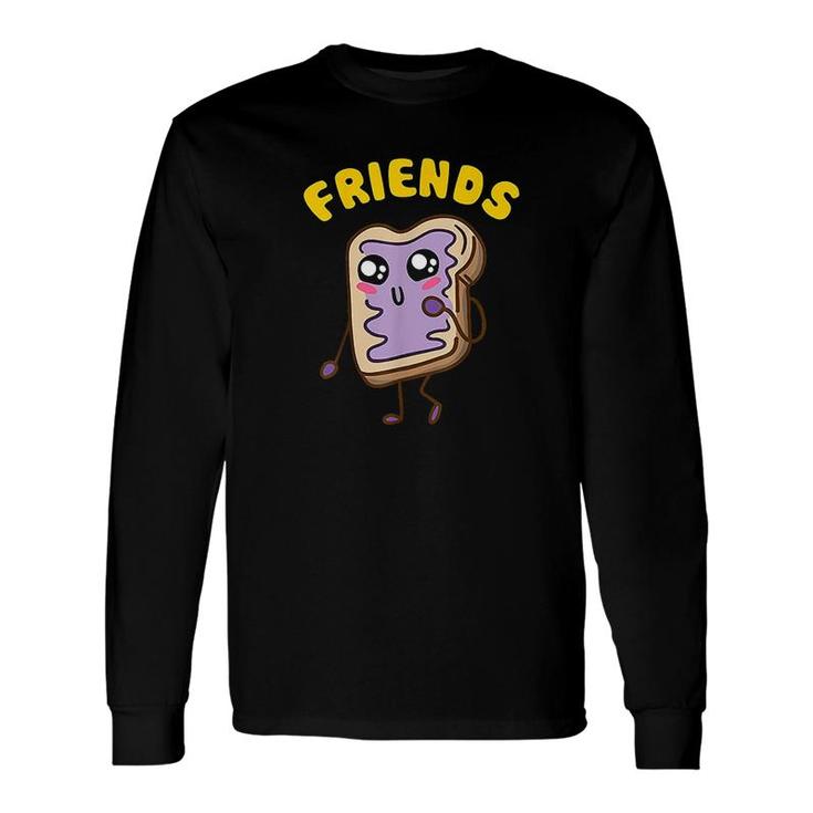 Kawaii Peanut Butter Jelly Best Friends Matching Cute Long Sleeve T-Shirt