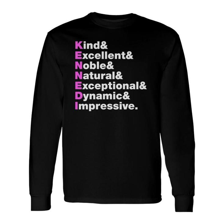 Kennedi Name Personalized Kennedi Long Sleeve T-Shirt T-Shirt