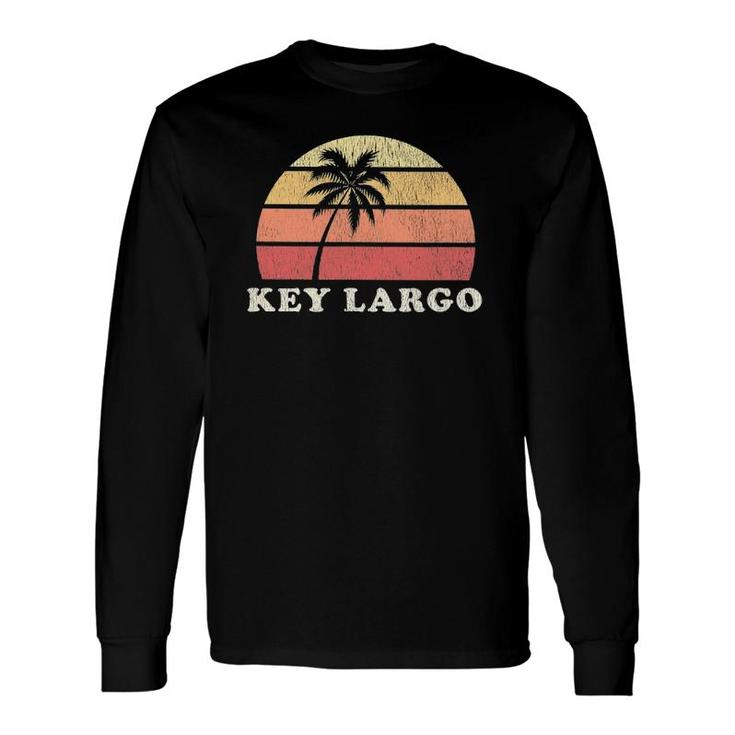 Key Largo Fl Vintage 70S Retro Throwback Long Sleeve T-Shirt T-Shirt