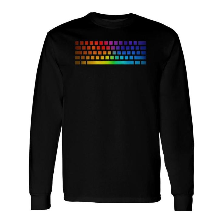 Keyboard Rgb Gaming Gamer Long Sleeve T-Shirt T-Shirt