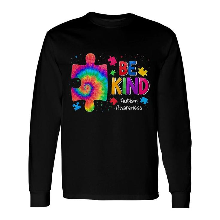 Be Kind Puzzle Pieces Long Sleeve T-Shirt T-Shirt