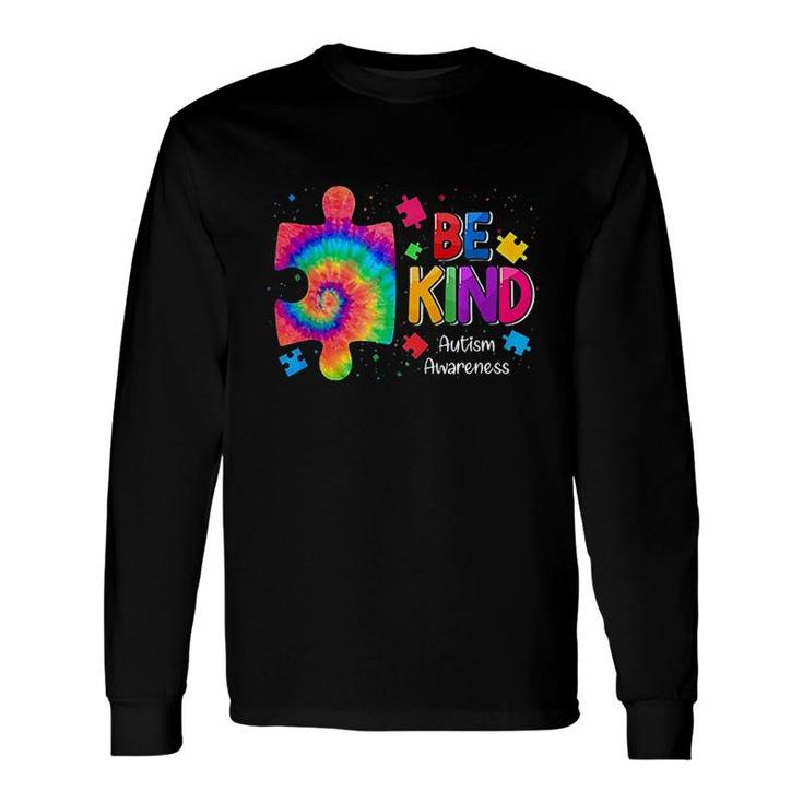 Be Kind Puzzle Pieces Long Sleeve T-Shirt T-Shirt