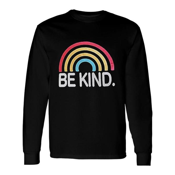 Be Kind Rainbow Graphic Long Sleeve T-Shirt T-Shirt