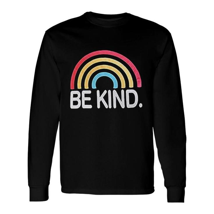 Be Kind Rainbow Graphic Long Sleeve T-Shirt T-Shirt