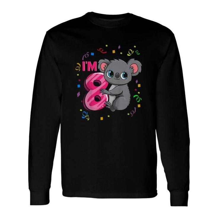 Koala Bear 8 Years Old Long Sleeve T-Shirt