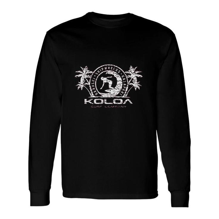 Koloa Surfer Girl Logo In Regular Big Tall Long Sleeve T-Shirt