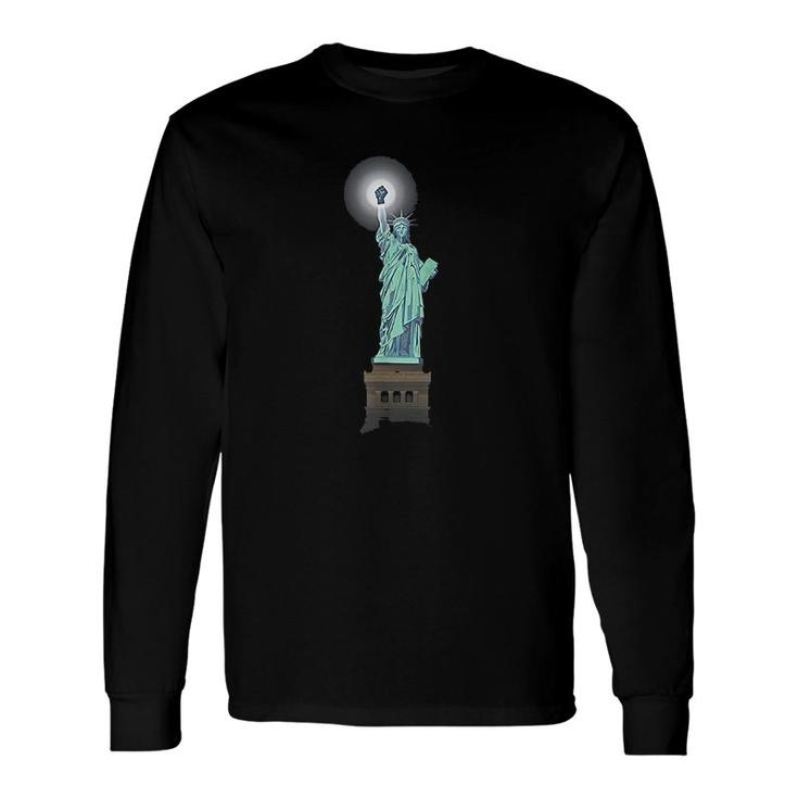 Lady Liberty Knows Long Sleeve T-Shirt T-Shirt
