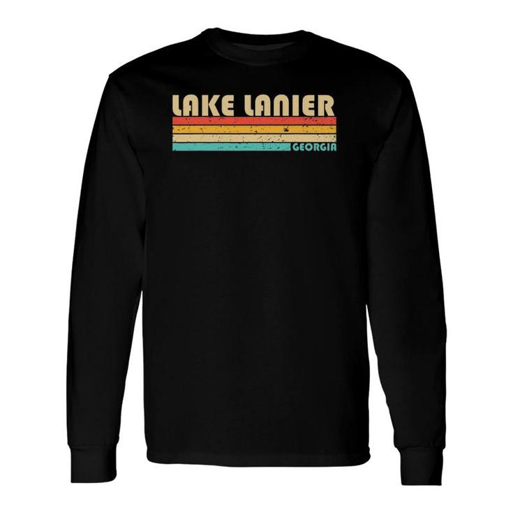 Lake Lanier Georgia Fishing Camping Summer Long Sleeve T-Shirt T-Shirt