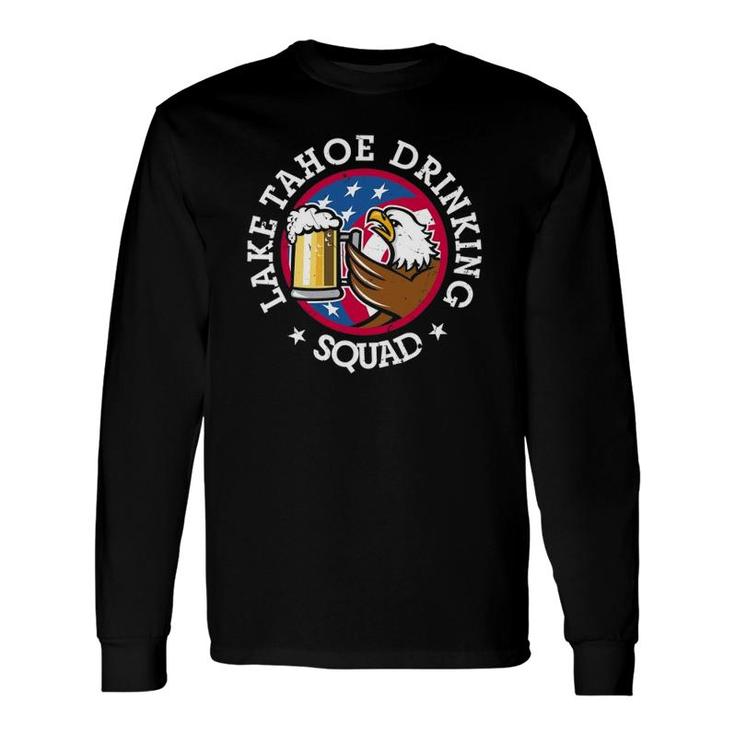 Lake Tahoe Drinking Squad July 4Th Party Costume Beer Lovers Long Sleeve T-Shirt T-Shirt