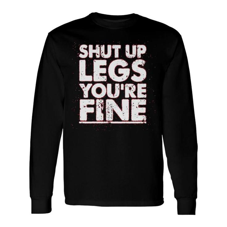 Legs You're Fine Triblend Long Sleeve T-Shirt