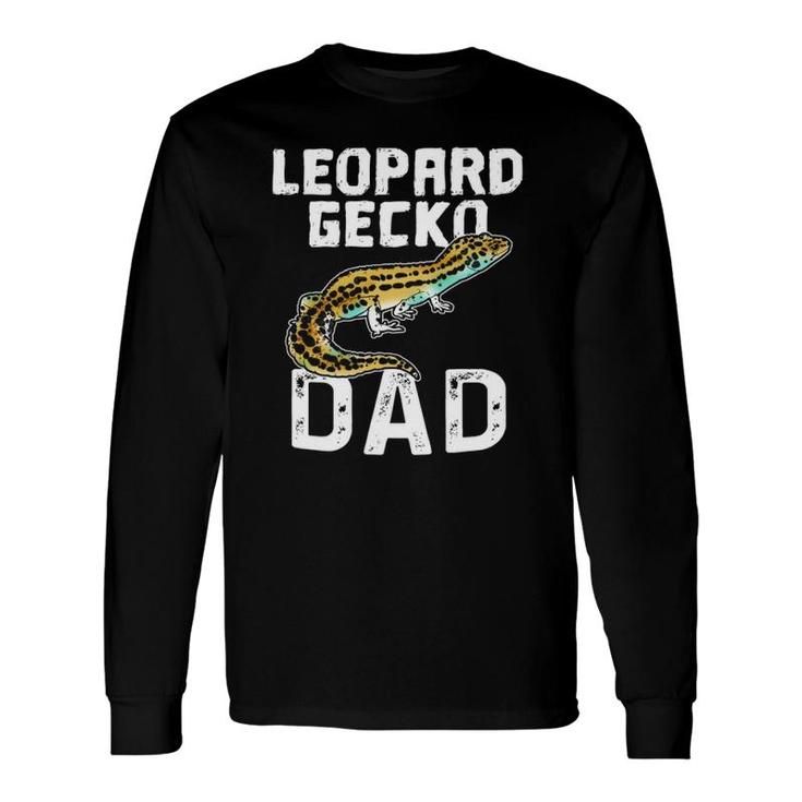 Leopard Gecko Graphic Lizard Lover Reptile Dad Long Sleeve T-Shirt T-Shirt