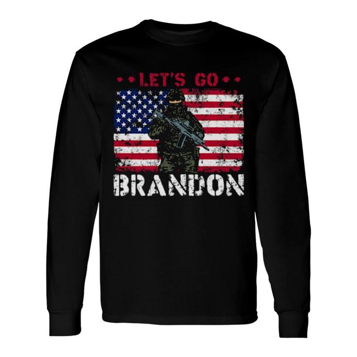 Let's Go Brandon Soldier Long Sleeve T-Shirt T-Shirt
