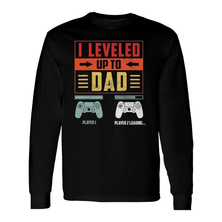 I Leveled Up To Dad 2022 Soon To Be Dad Est 2022 Ver2 Long Sleeve T-Shirt T-Shirt