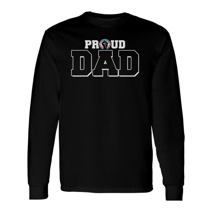 Lgbt Trans Flag Fathers Day Proud Dad From Transgender Son Long Sleeve T-Shirt T-Shirt