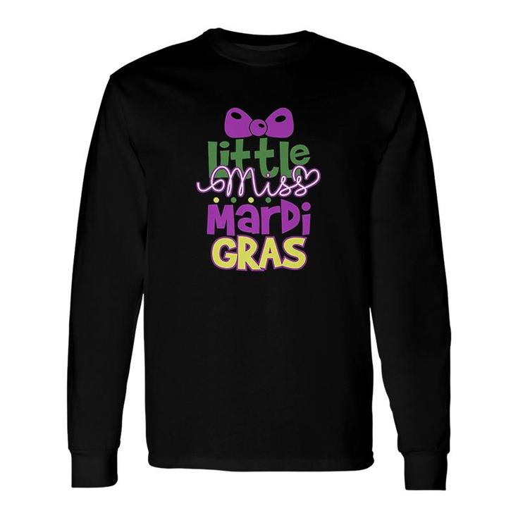 Little Miss Mardi Gras Mardi Gras Costume Girl Premium Long Sleeve T-Shirt