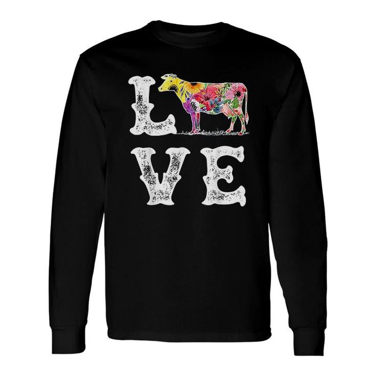 I Love Cows Cow Long Sleeve T-Shirt