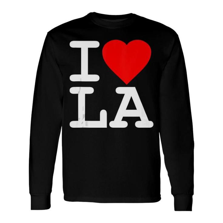 I Love La Los Angeles Tank Top Long Sleeve T-Shirt T-Shirt