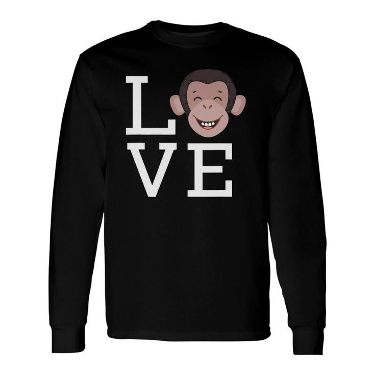 Love Monkey Jungle Animal Outfit Monkey Lovers Long Sleeve T-Shirt T-Shirt