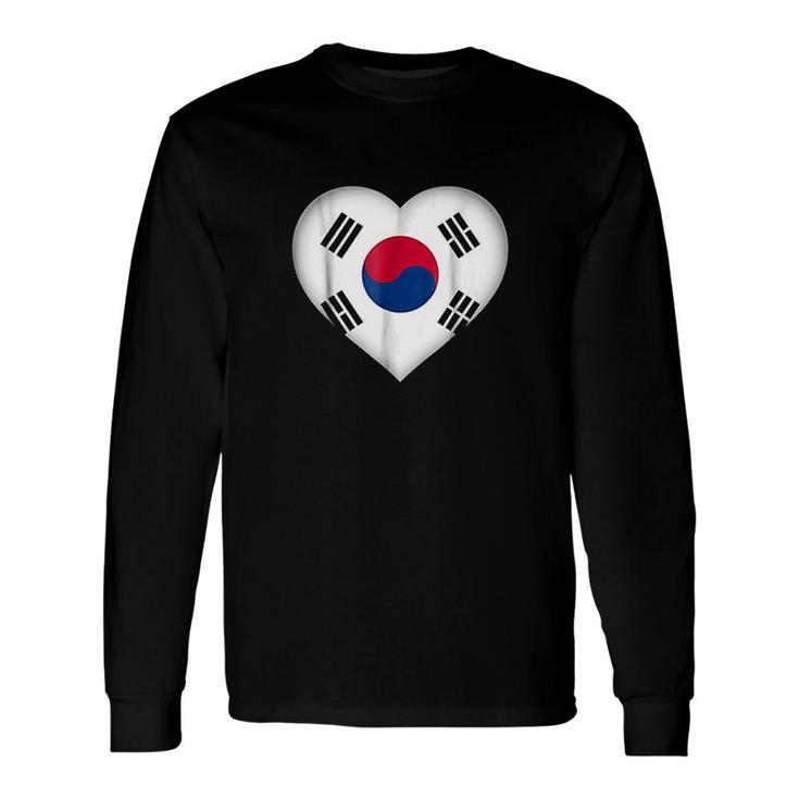 I Love South Korea Long Sleeve T-Shirt