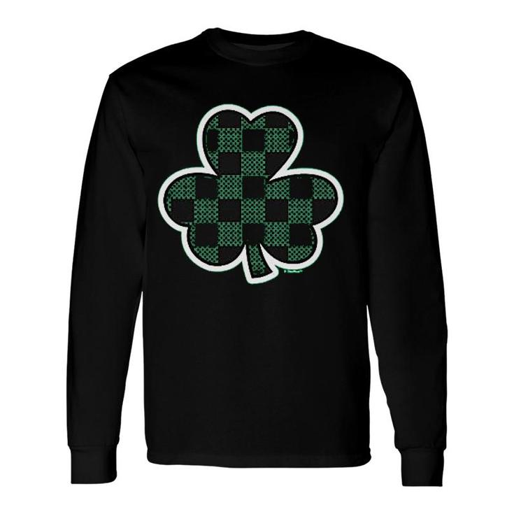 Lucky Irish Buffalo Plaid Shamrock St Patricks Day Long Sleeve T-Shirt T-Shirt