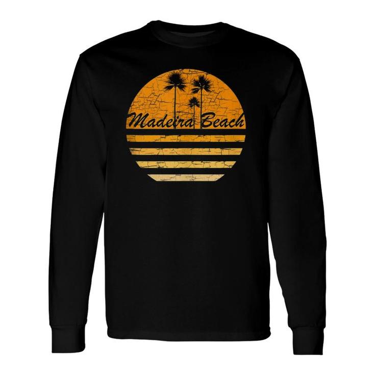 Madeira Beach Vintage Retro 70'S Throwback Surf Long Sleeve T-Shirt T-Shirt