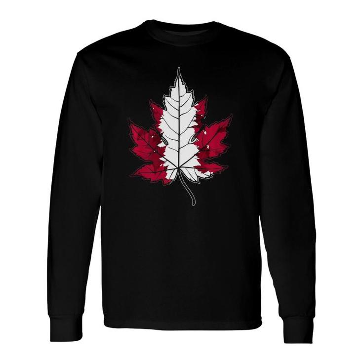 Maple Leaf Canada Long Sleeve T-Shirt