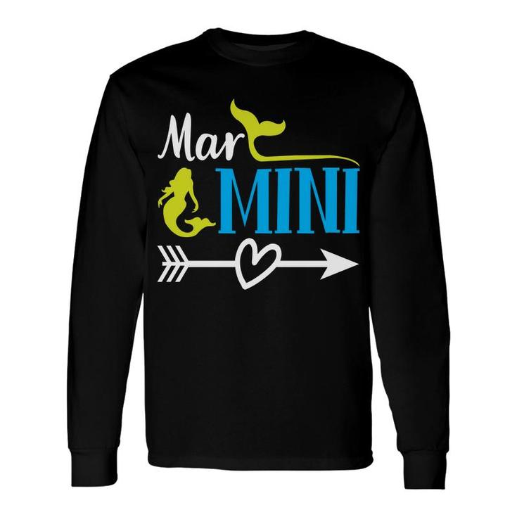 Mar Mini Love Mermaid Matching Long Sleeve T-Shirt
