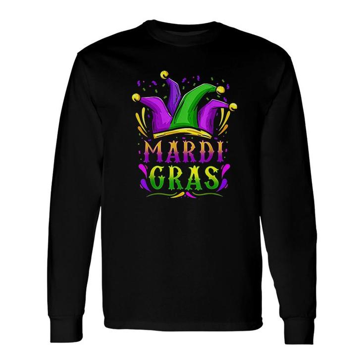 Mardi Gras Party Hat Long Sleeve T-Shirt