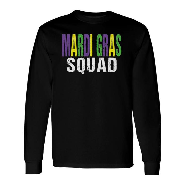 Mardi Gras Squad Parade Matching Group Long Sleeve T-Shirt T-Shirt