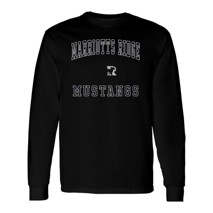 Marriotts Ridge High School Mustangs Long Sleeve T-Shirt T-Shirt