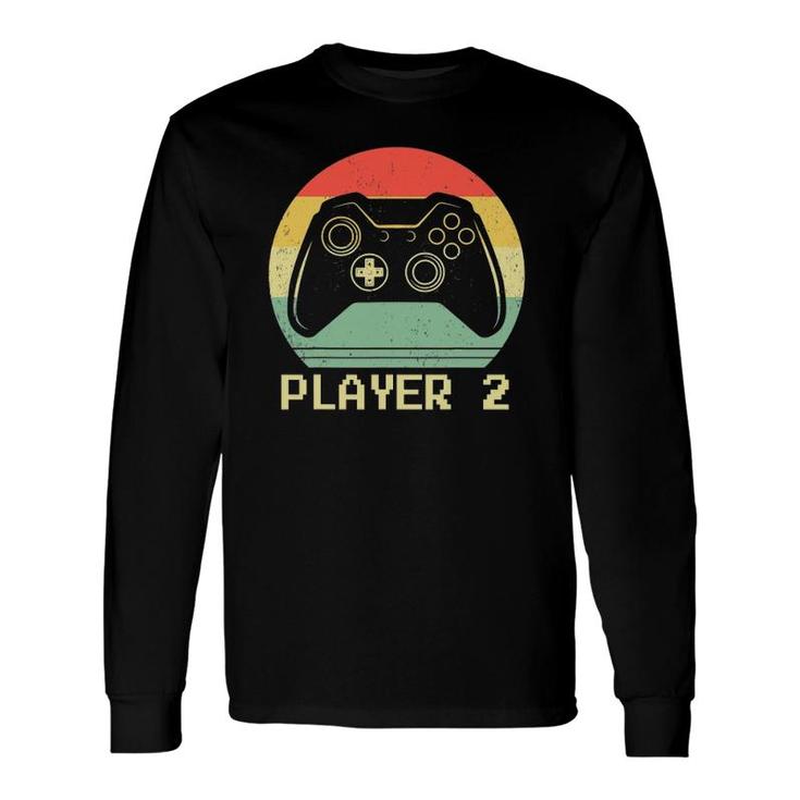 Matching Gamer Couple Player 2 Player 1 Video Game Gaming Long Sleeve T-Shirt T-Shirt