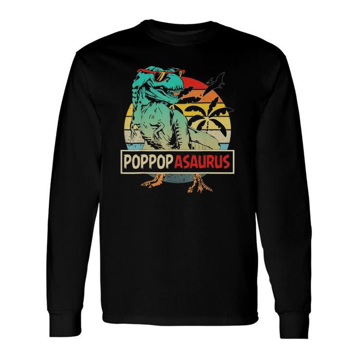 Matching Poppopasaurusrex Father's Day Poppop Long Sleeve T-Shirt T-Shirt
