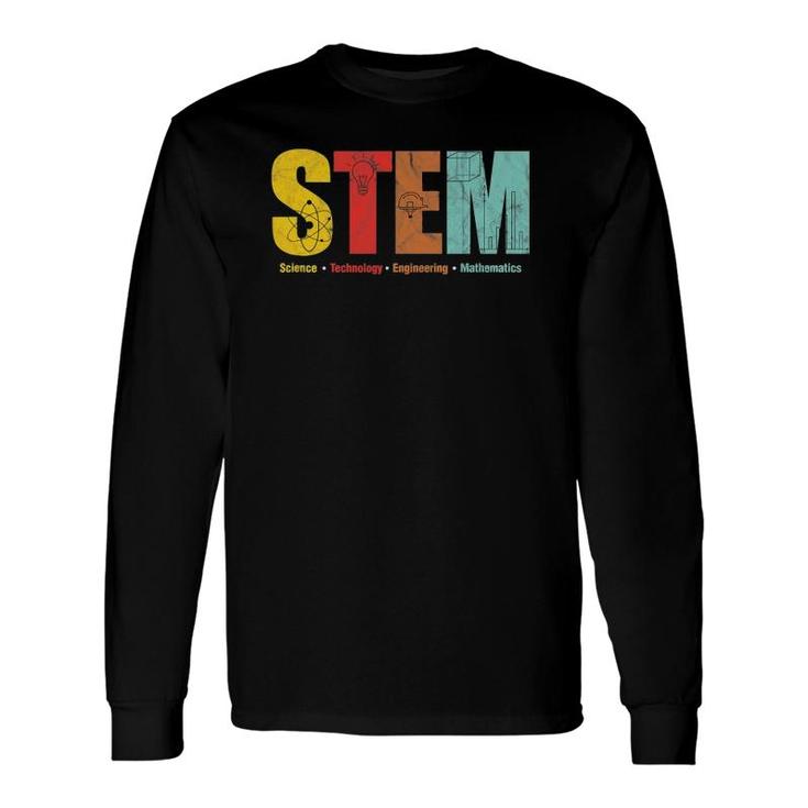 Math Teacher Stem Science Technology Engineering Mathematics Long Sleeve T-Shirt T-Shirt