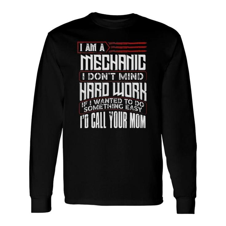 Mechanic Vintage Father's Day Long Sleeve T-Shirt T-Shirt