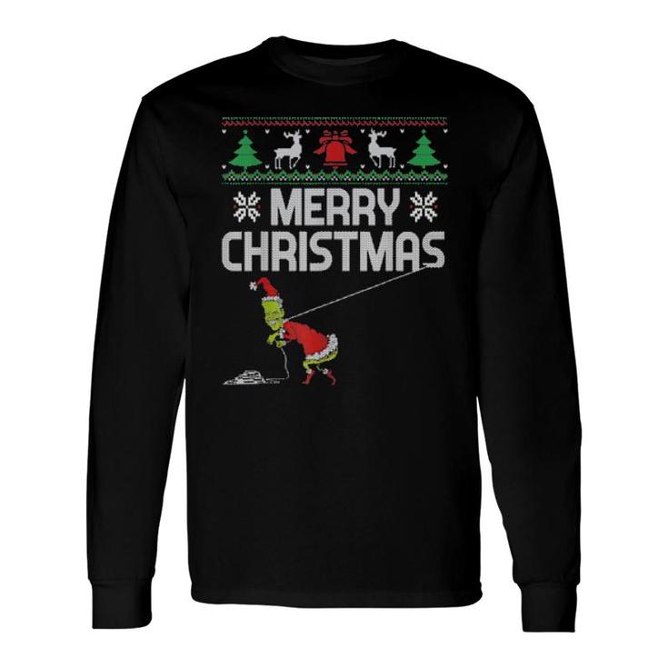 Merry Christmas Ugly Biden Santa Xmas 2021 Tee Long Sleeve T-Shirt