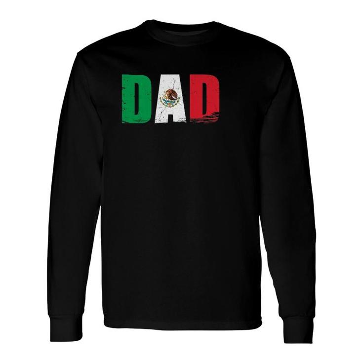 Mexican Dad Fathers Day Cinco De Mayo Dad Outfit Long Sleeve T-Shirt T-Shirt