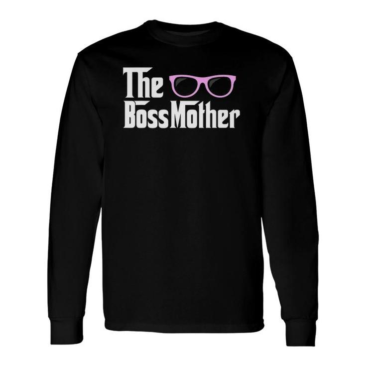 Mini Boss Tee Father Mother Son Daughter Baby Matching Long Sleeve T-Shirt T-Shirt