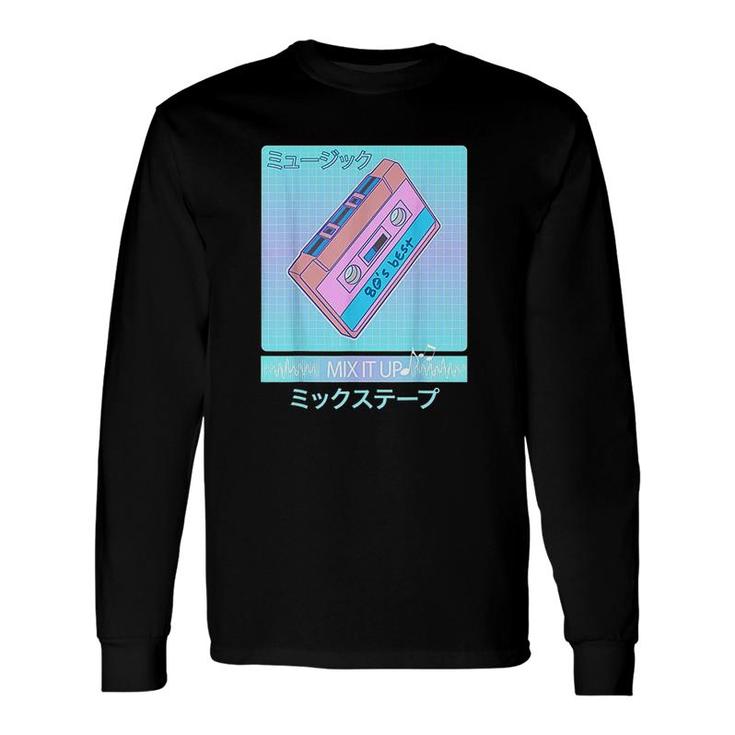 Mix Tape 80s Japanese Art Long Sleeve T-Shirt
