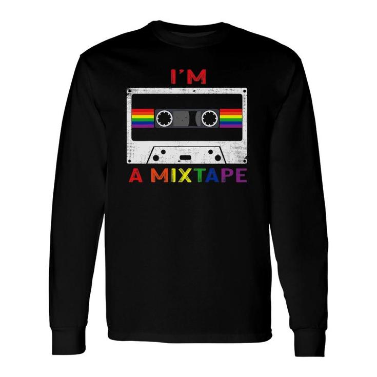 Im A Mixtape Gay Pride Rainbow Flag Lgbtq Retro Lgbt Long Sleeve T-Shirt T-Shirt