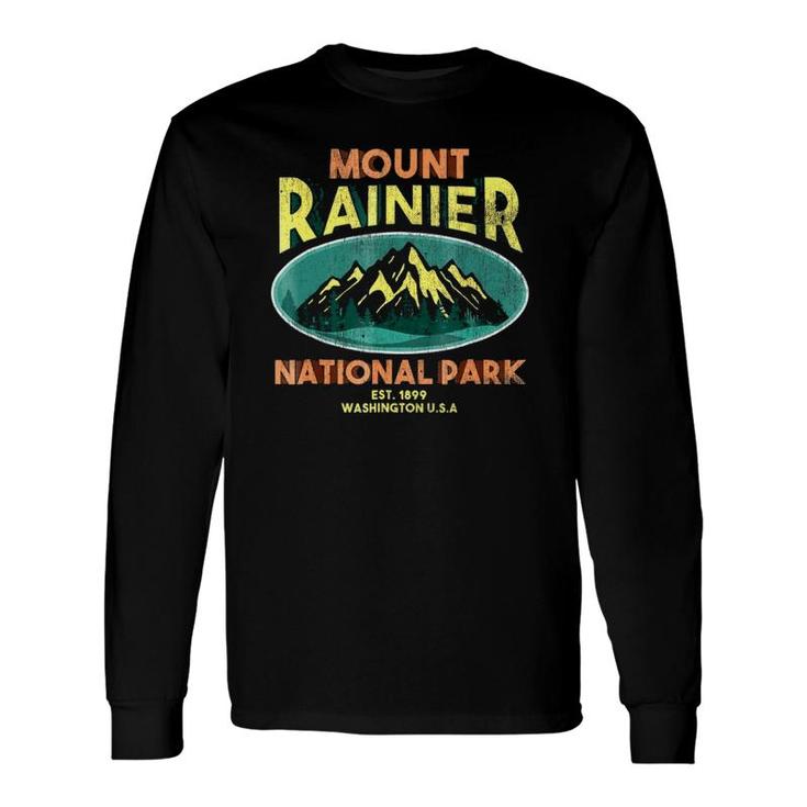 Mount Rainier National Park Washington Mountains Long Sleeve T-Shirt T-Shirt