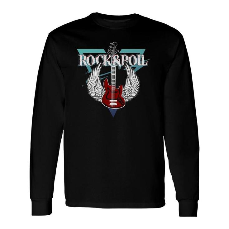 Music Guitar Rock & Roll Lovers Long Sleeve T-Shirt T-Shirt