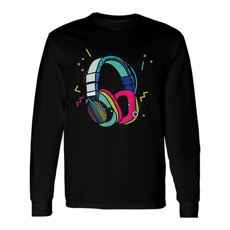 Music Sound Headphones Dj Long Sleeve T-Shirt T-Shirt