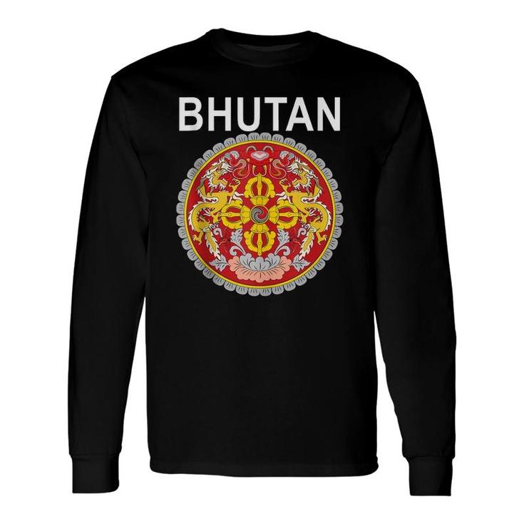 National Emblem Of Bhutan Long Sleeve T-Shirt T-Shirt