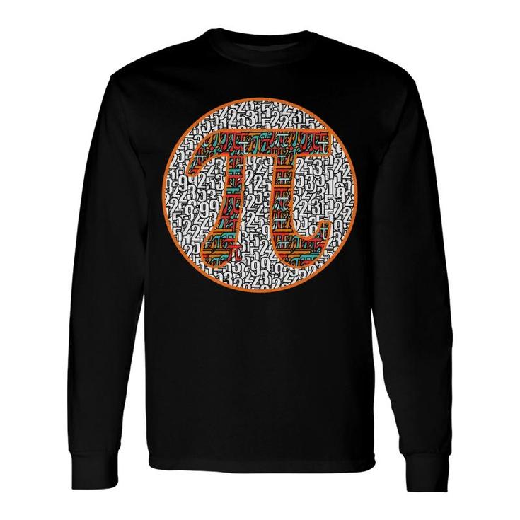 National Pi Day Math Numbers Pi Value 314 March 14 Symbol Long Sleeve T-Shirt T-Shirt