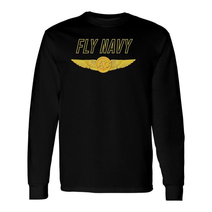 Naval Aircrew Wings Navy Aircrewman Wings Raglan Baseball Tee Long Sleeve T-Shirt