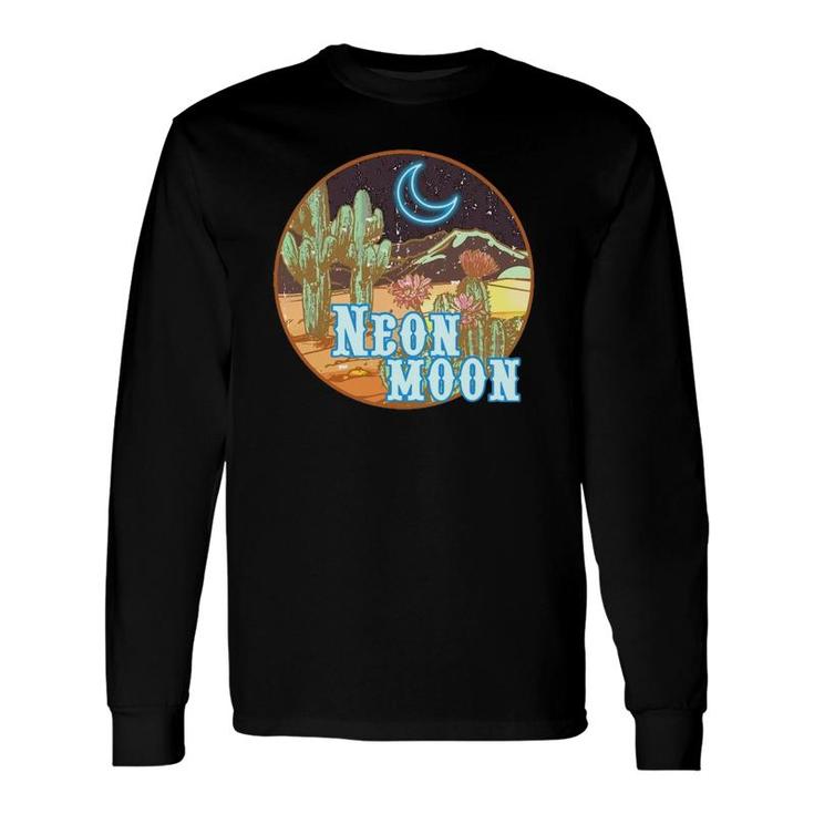Neon Moon Retro Western 80S 90S Country Tee Long Sleeve T-Shirt T-Shirt