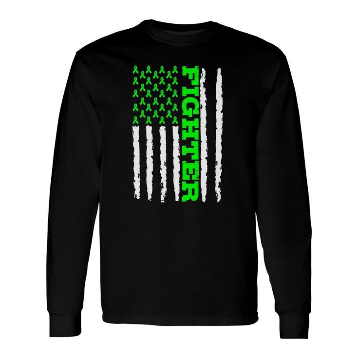 Nephrotic Syndrome Awareness Fighter American Flag Long Sleeve T-Shirt T-Shirt