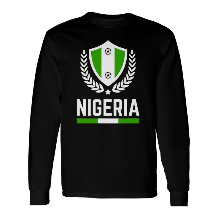 Nigeria Soccer Jersey Nigerian Football Team Fan Long Sleeve T-Shirt T-Shirt