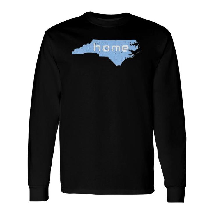 North Carolina Home Distressed Tee Long Sleeve T-Shirt